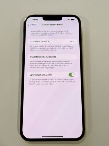 Apple iPhone 13 Pro Max 5G 256GB (86%AKKU) Arany Kártyafüggetlen